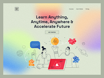 Educational Website Landing Page