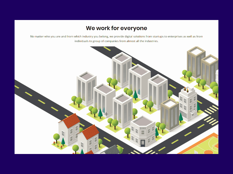 Industries we work for industries information inspiration isometric website