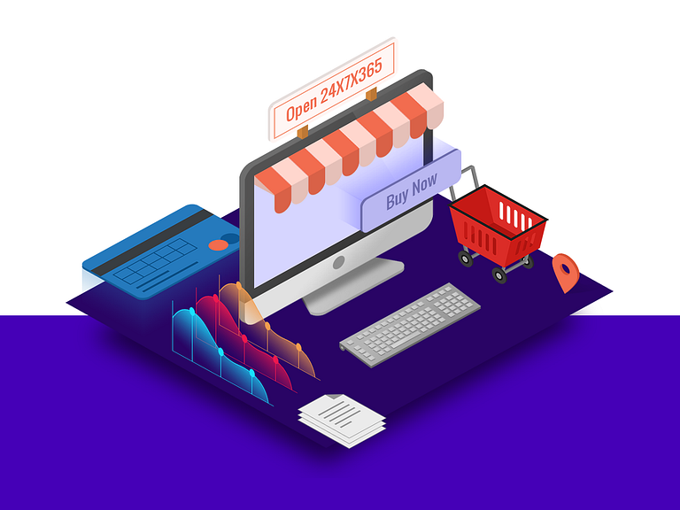 eCommerce isometric illustration by MindInventory Graphics for ...