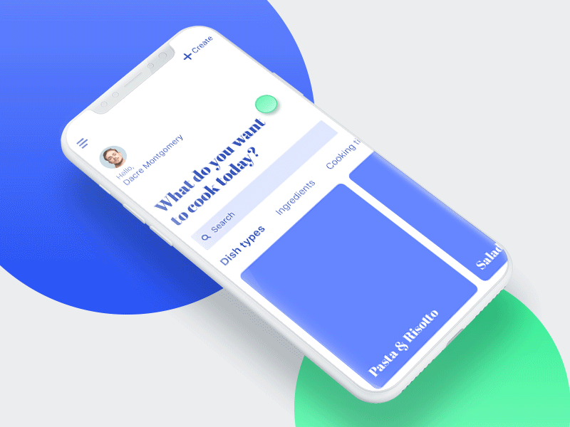 Home page interactions animations app interactions iphone x mindinventory mobile app prototype recipe app uiux design wireframe