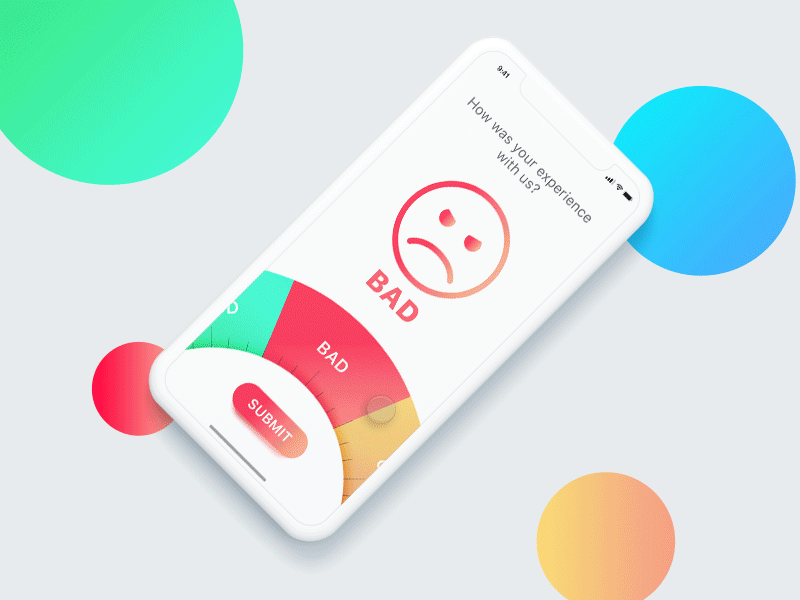 Review Page Interaction animation app devlopment app interaction emoji feedback iphonex mindinventory review ui ux wheel