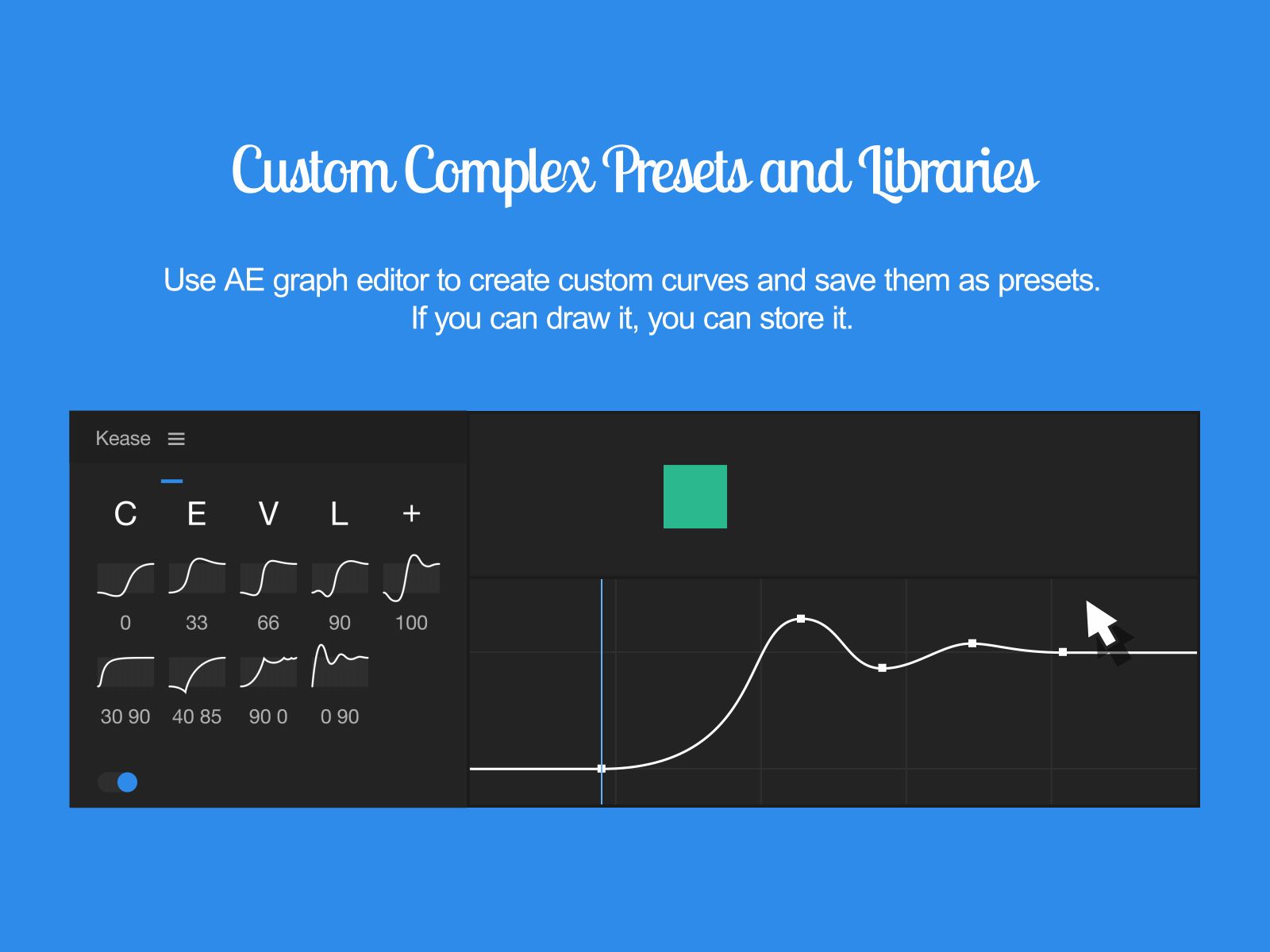 Kease - a script for After Effects - Custom Complex Presets