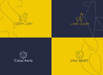 Minimalist and Geometric logos branding graphic design logo