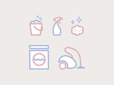 Sunday Funday caroline bergsten flat design graphic icons illustration pictogram