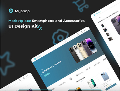 E-commerce Ui kit accessories ecommerce figma marketplace mobile responsive smartphone ui ux webdesign