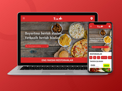 Takeaway24 - Food delivery web and mobile page