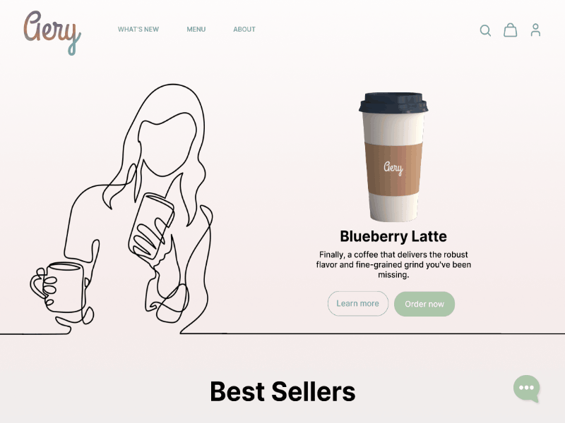 Coffee - Prototype coffee figma prototype ui web