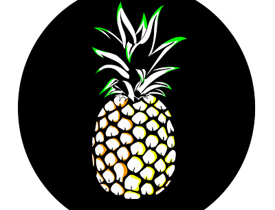 Pinneapple Logo branding graphic design illustration logo vector