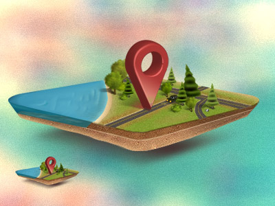 Map icon forest icon map miniature navigation teaser ui user interface