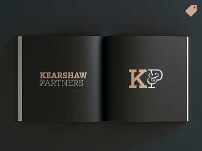"Kearshaw & Partners" logo template ampersand ampersand logo attorney branding elegant lawyer legal legal office letter logo letterform logo minimal logo noble wordmark