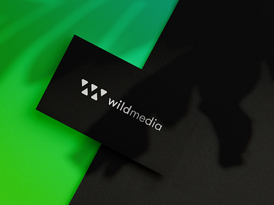 "WildMedia" custom logotype