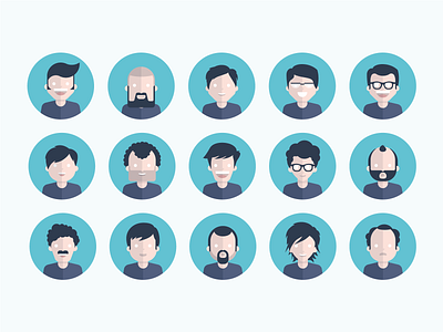 Avatar Icons designs, themes, templates and downloadable graphic elements  on Dribbble