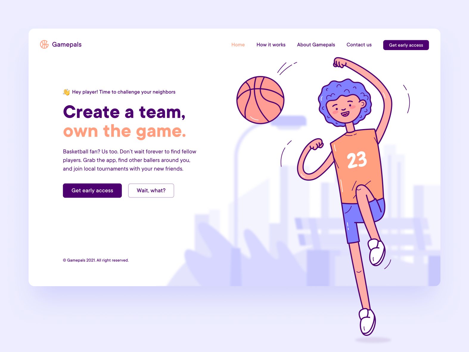 Web Design For Basketball Web App By Alek Chmura    Zante.design For 