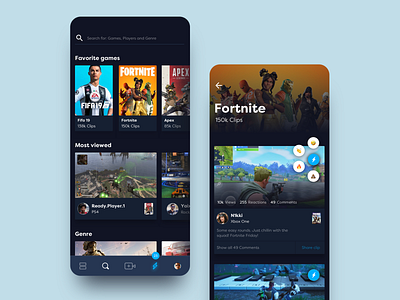 Social Gaming App app design gaming gaming app gaming social media gaming website social app social gaming social platform ui