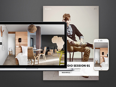 Source Interior Brand Architects branding minimal rwd ui ux