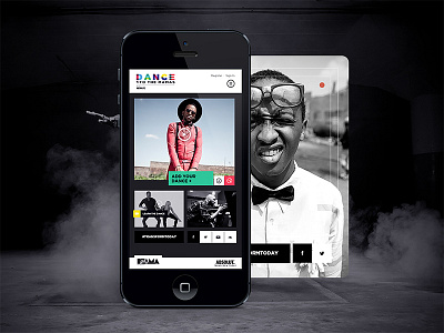 MTV Africa Music Awards Microsite mobile web design modular rwd ui ux