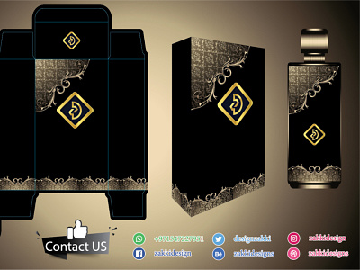 Zakki Luxury Perfume Packaging Design