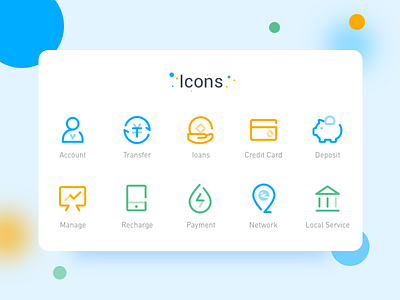 Icon Design app icon 设计 金融