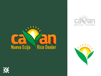 Cavan Rice Dealer Logo agriculture business dealer design food local logo palay rice