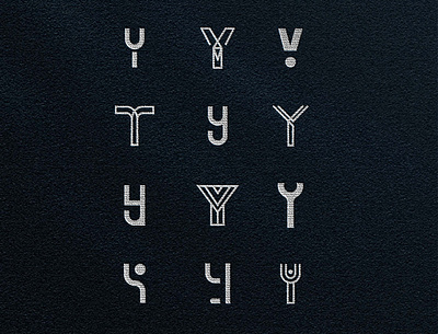 Abstract Y logo branding design diseño graphic design letray logo logotipo marca vector