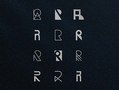 Abstract R logo branding design diseño graphic design letra letrar logo logotipo marca vector