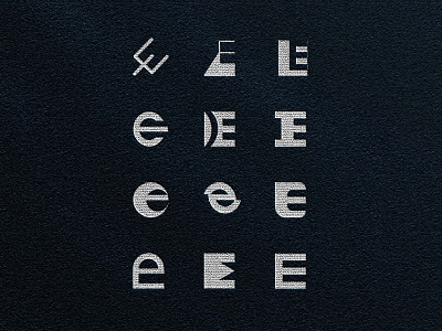 Abstract E logo branding design diseño graphic design letrae logo logotipo marca vector
