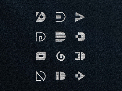 Abstract D logo branding design diseño graphic design letrad logo logotipo marca vector