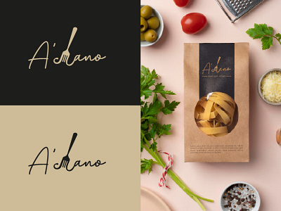 Artisanal pasta brand logo