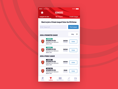 Dreamteam Fc Leagues By Jp On Dribbble