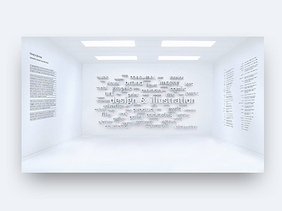 3D Typographic Cloud