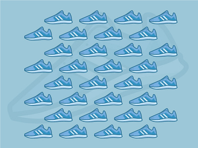 Shoes icons illustration shoe sneaker trainer vector