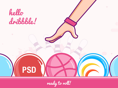 RapidOps Solutions: First Shot first shot hello dribbble introduction psdcenter rapidops