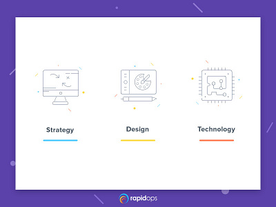 Our Work Aesthetics design icons strategy technologies theme ui user experience ux design web design web strategy work approach