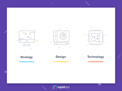 Our Work Aesthetics design icons strategy technologies theme ui user experience ux design web design web strategy work approach