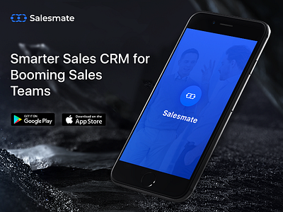 Sales CRM Mobile Application app blue cloud crm mobile mobile crm mobileapp sales crm splash screen ui design web app