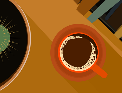 Coffee Post | Editorial Illustration editorial illustration