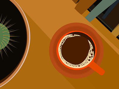 Coffee Post | Editorial Illustration