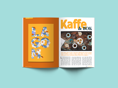 Coffee Post DPS | Editorial Layout Design design dps editorial graphic design layout