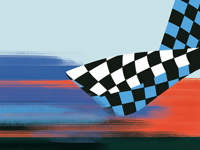 Soffa Mag cars czech design editorial illustration le mans race speed