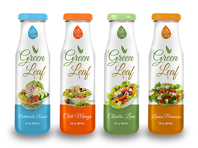 Package Design for Salad Dressing Bottles design package