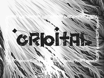 Orbital Font Experiment calligraphy calligraphy font custom experiment orbital
