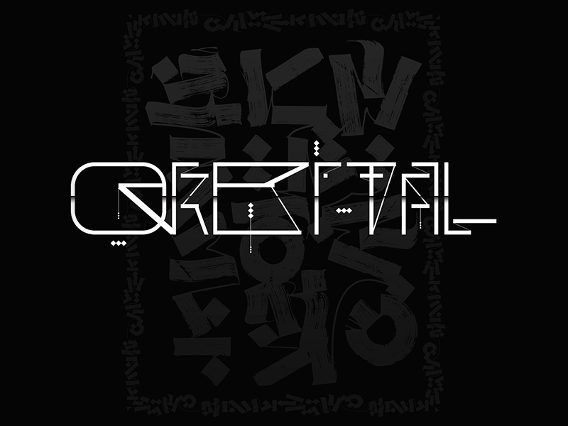 Orbital Font Experiment johnnaked modern calligraphy custom font calligraphy font calligraphy and lettering artist calligraphy experiment orbital