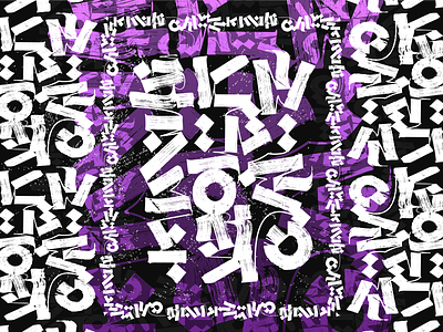 Orbital Color calligraphy calligraphy and lettering artist design app johnnaked lettering mystyle purple unique
