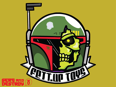 Cartoon Logo for Fett Up Toys