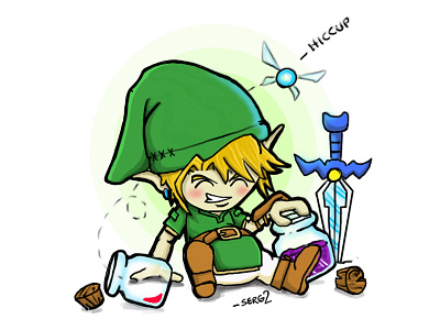 Indulge Link hero kawaii legend link nintendo of zelda