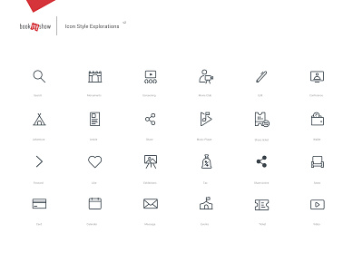 BookMyShow - Iconography app branding clean design icon set iconography icons line sketch stroke ui