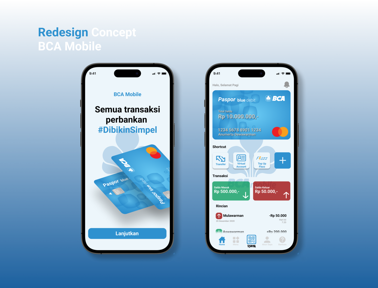 Redesign Concept: BCA Mobile By Dicki Romendo On Dribbble