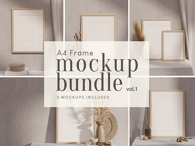 Artwork Frame Mockup Bundle Vol 1