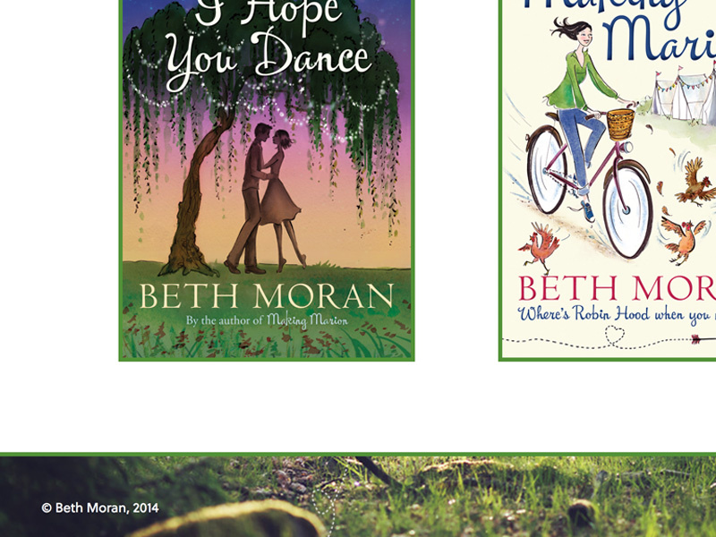 Beth Moran web site perch green white