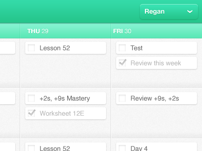 Weeekly app calendar homeschool schedule tasks